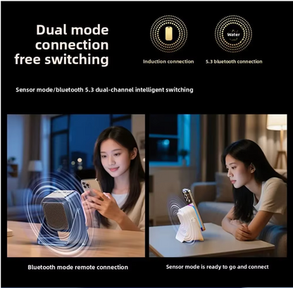 5-in-1 Bluetooth Speaker with Phone Stand