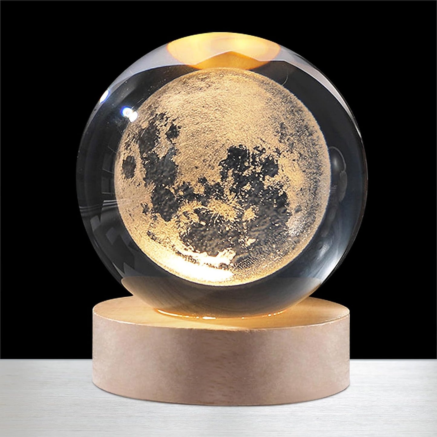 Crystal Ball Moon Lamp