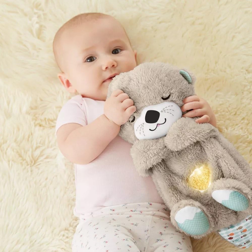 Sleepy Breathing Otter Plush