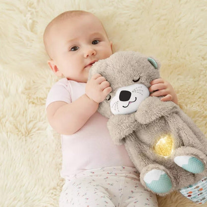 Sleepy Breathing Otter Plush