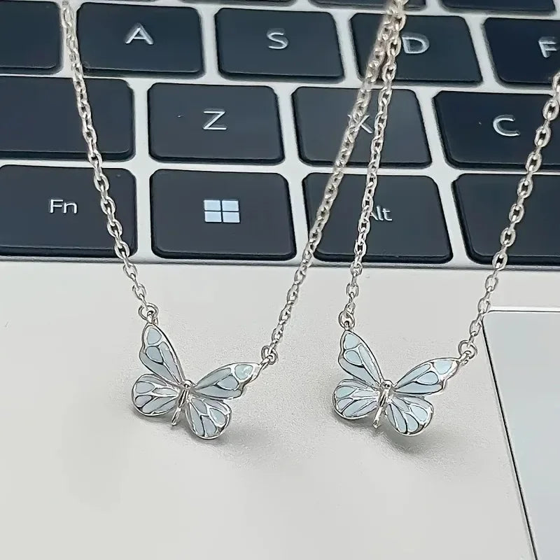Glow-In-The-Dark Butterfly Necklace