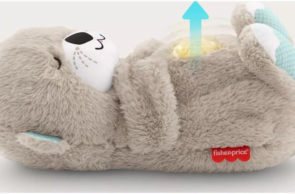 Sleepy Breathing Otter Plush