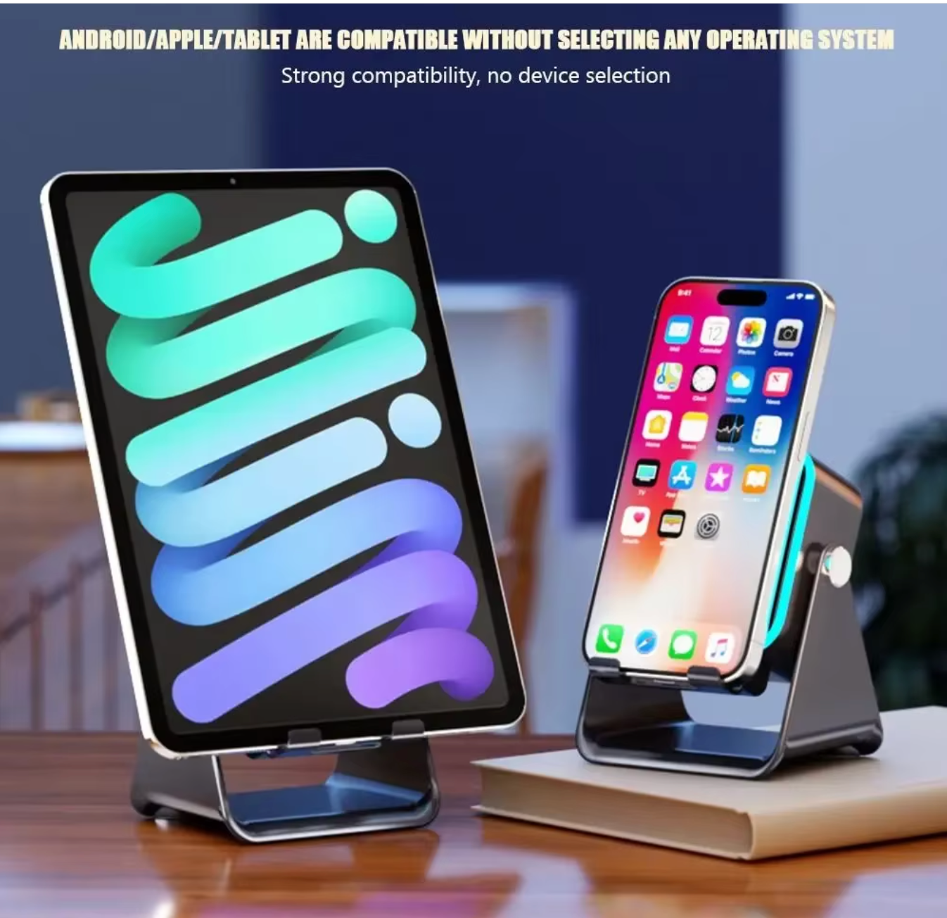5-in-1 Bluetooth Speaker with Phone Stand