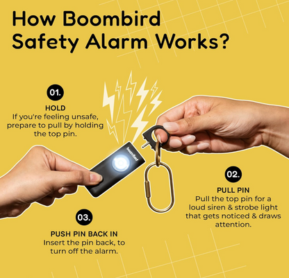 Women Self Defence Alarm Keychain