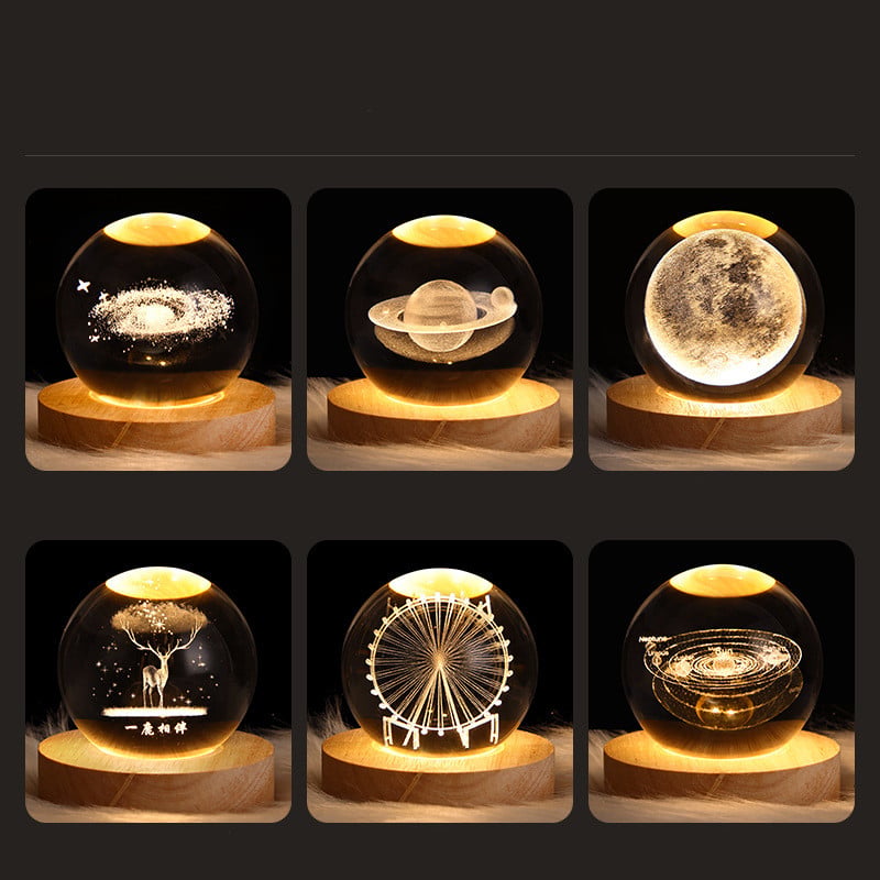 Crystal Ball Moon Lamp