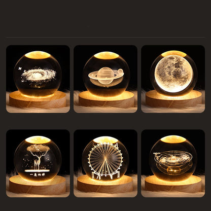 Crystal Ball Moon Lamp
