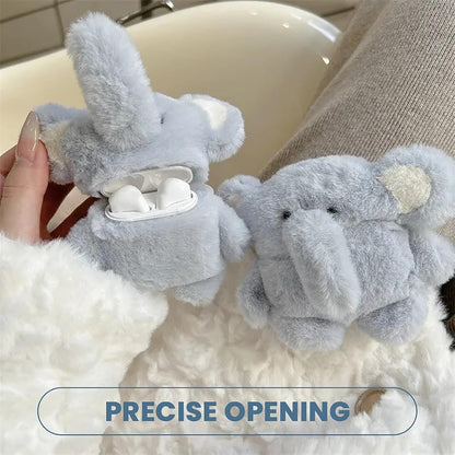 Elephant Plush AirPods Case
