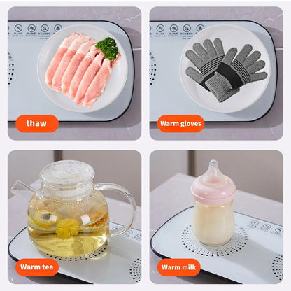 HeatServe Glass Tray