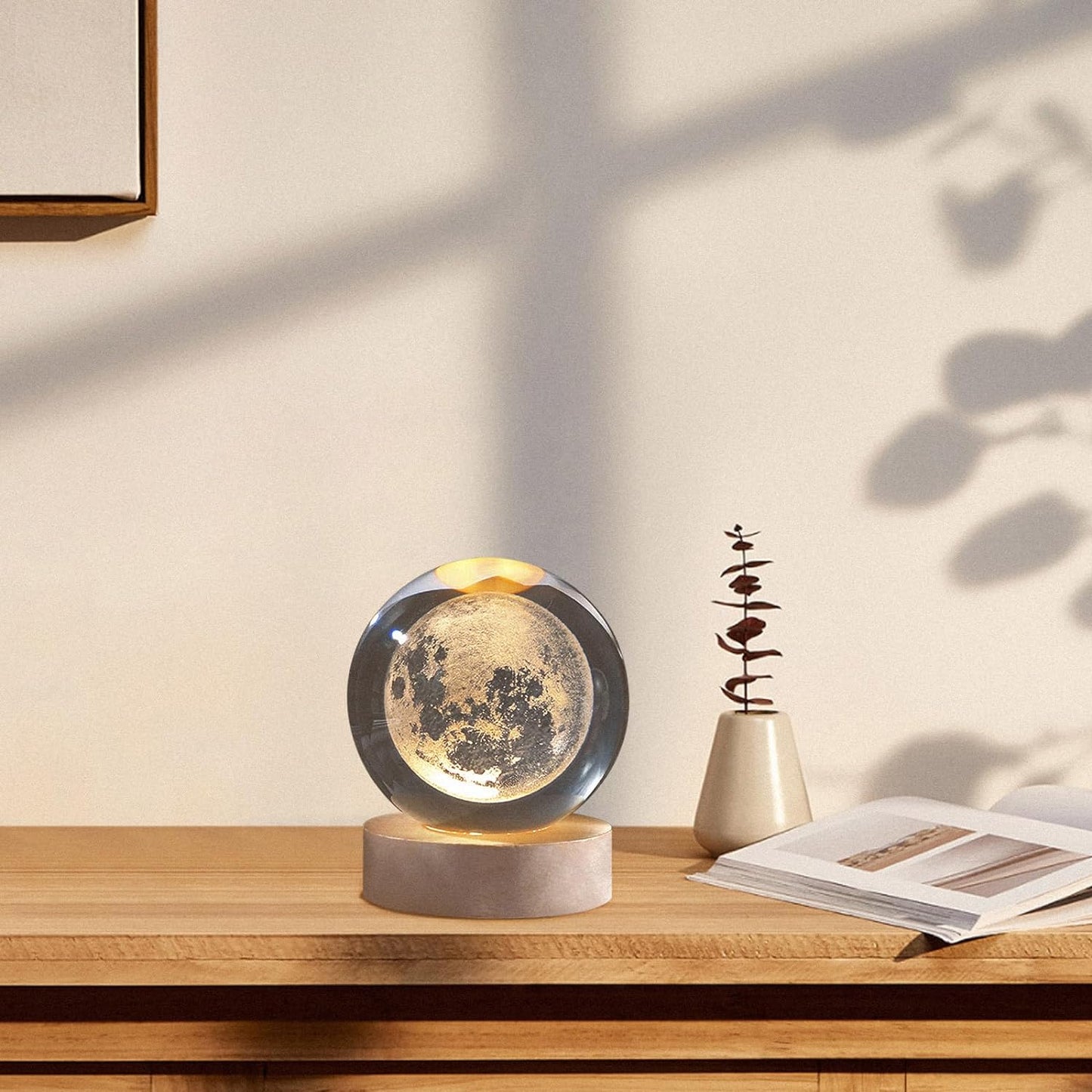 Crystal Ball Moon Lamp