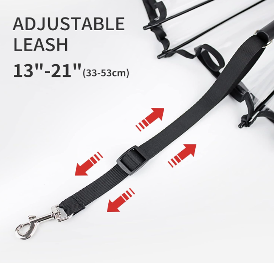 Clear Pet Umbrella Leash