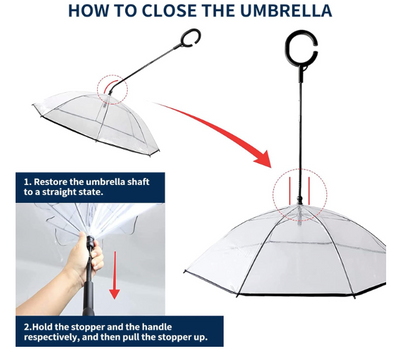 Clear Pet Umbrella Leash