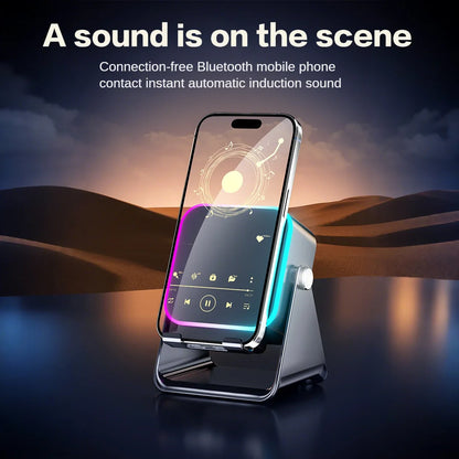5-in-1 Bluetooth Speaker with Phone Stand