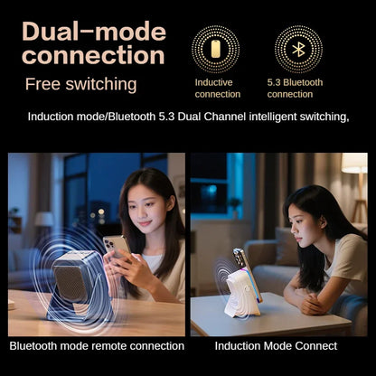 5-in-1 Bluetooth Speaker with Phone Stand