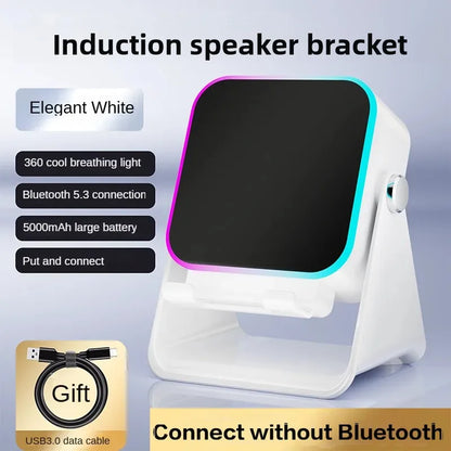 5-in-1 Bluetooth Speaker with Phone Stand