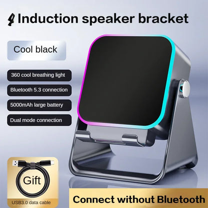 5-in-1 Bluetooth Speaker with Phone Stand