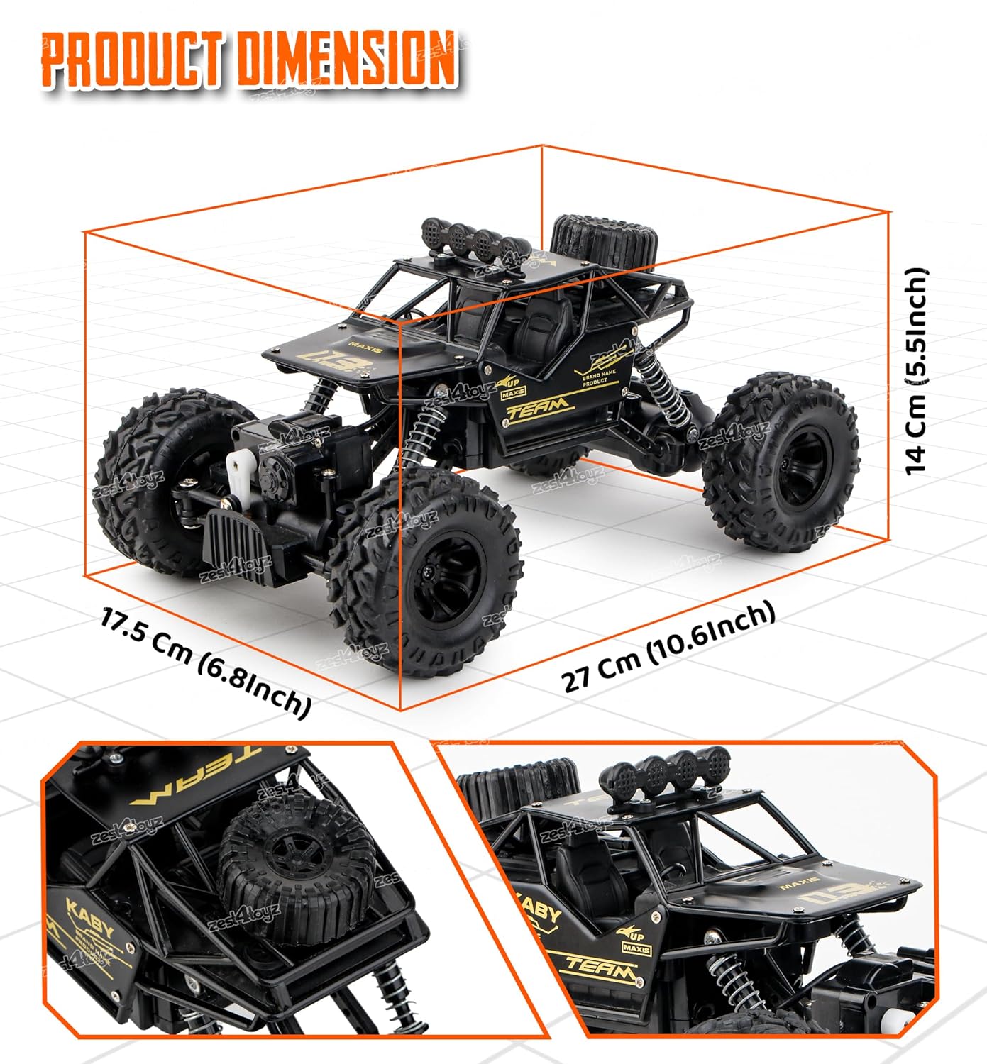 4x4 Off-Road Rock Crawler RC Car