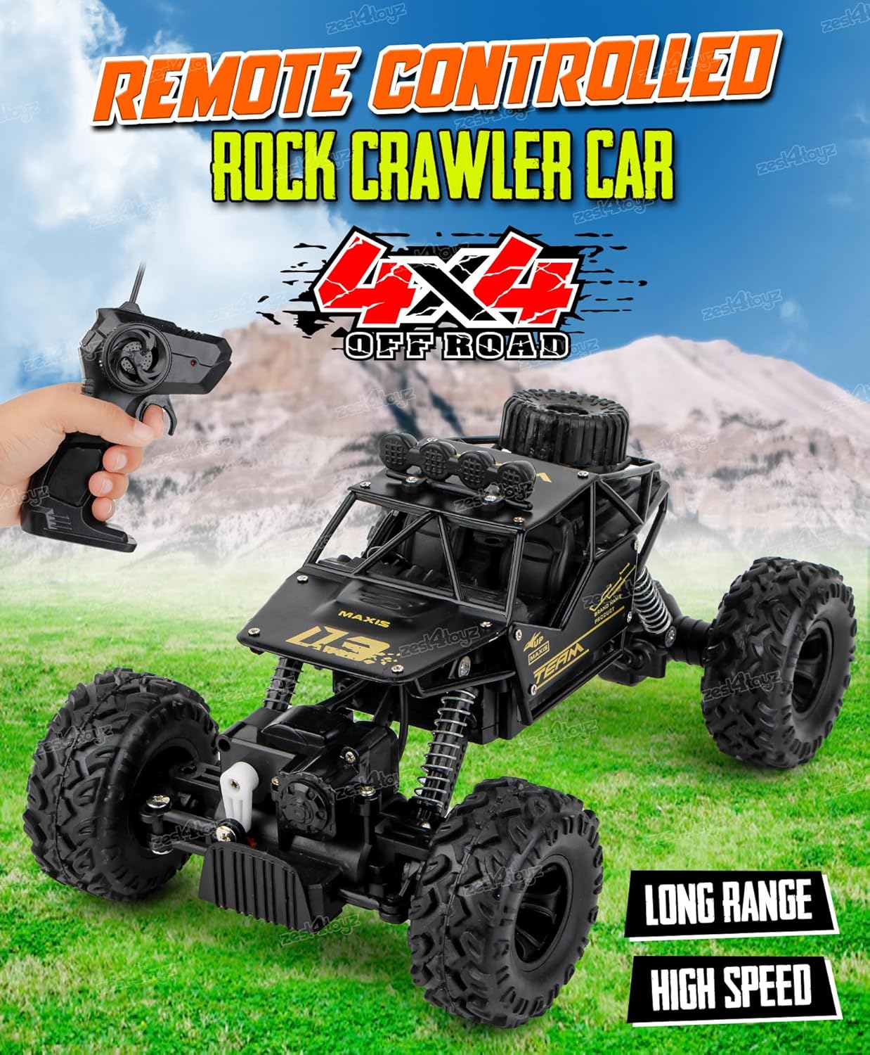 4x4 Off-Road Rock Crawler RC Car