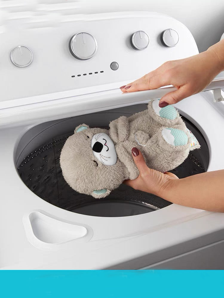 Sleepy Breathing Otter Plush
