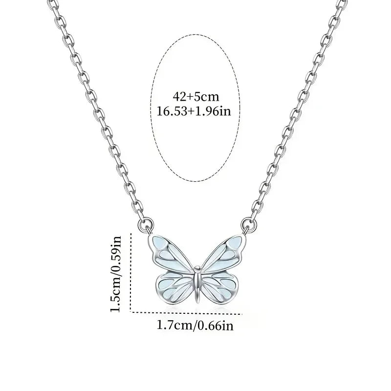Glow-In-The-Dark Butterfly Necklace
