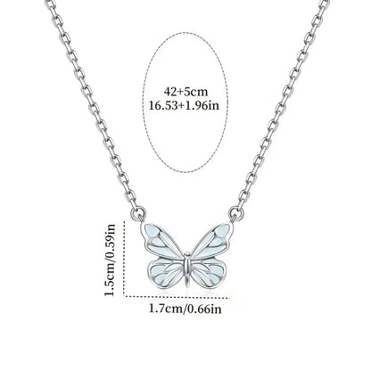 Glow-In-The-Dark Butterfly Necklace