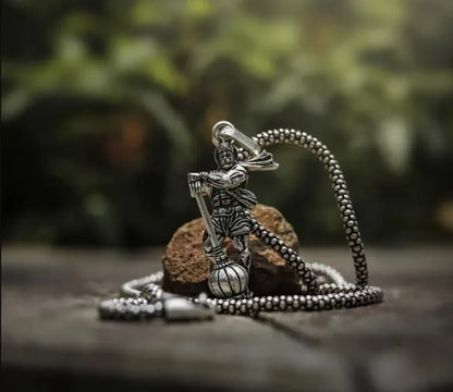 Divine Hanuman Silver Pendant